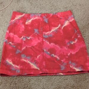 Vibrant Tie-Dye Skirt